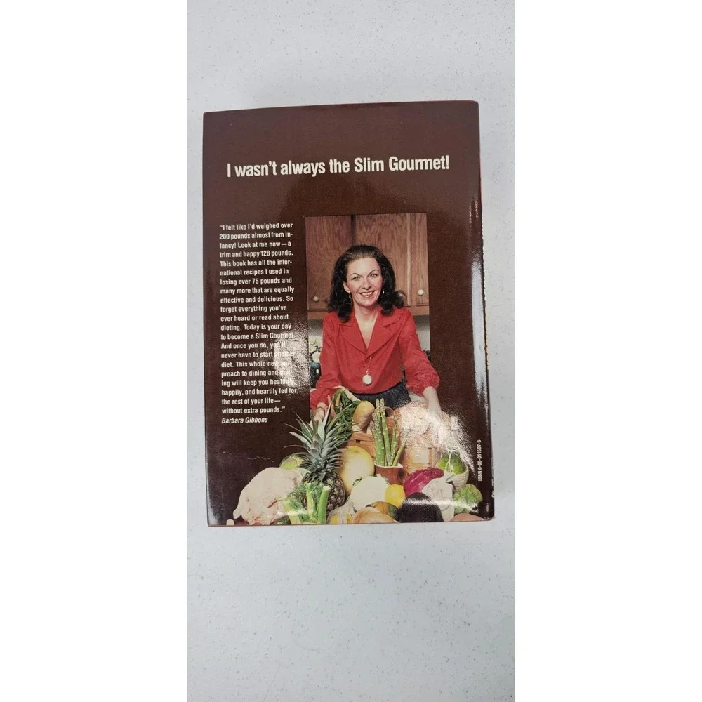 International Slim Gourmet‎ Cookbook Barbara Gibbons HC 1978 Vintage